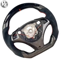 Pour volant en fibre de carbone LED sport BMW, adapté au volant de voiture BMW E90 E92