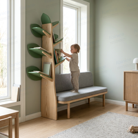 Estantería de lectura en forma de árbol para biblioteca de guardería preescolar Kainice Montessori, mueble de estantería para aula de centro de educación infantil