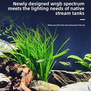 Lampada LED per Acquario WRGB a Spettro Completo, Faretto per Crescita delle Alghe, per Acquari con Pesci di Fiume, 8500K 25/35/65W, con Bluetooth - Product Image 4