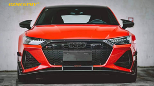 Convient à <span class=keywords><strong>Audi</strong></span> <span class=keywords><strong>RS7</strong></span> <span class=keywords><strong>C8</strong></span> ABT Style Dry Carbon Fiber Front Lip - Product Image 5