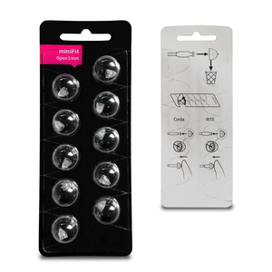Embouts d'oreille pour aide auditive Oticon MiniFit remplacement dôme ouvert MiniFit ouvert 5mm, 6mm, 8mm 10mm pour aides auditives Oticon <span class=keywords><strong>RITEC</strong></span> RIC - Product Image 2