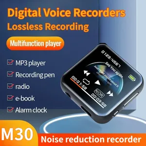 <span class=keywords><strong>Enregistreur</strong></span> vocal audio miniature M30, lecteur MP3, lecteur <span class=keywords><strong>de</strong></span> livres électroniques, <span class=keywords><strong>radio</strong></span> FM, réveil, petit <span class=keywords><strong>enregistreur</strong></span> à réduction <span class=keywords><strong>de</strong></span> bruit, lecteur MP3 HIFI - Product Image 3