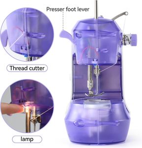 Macchina da Cucire Mini Professionale Portatile Multifunzione con Logo, Fabbriche in Cina per Sarti e Uso Domestico - Product Image 4