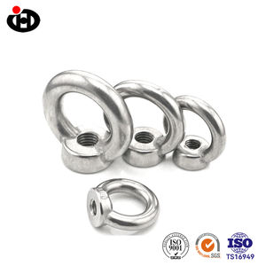 JINGHONG 304 Anillo de suspensión hembra de acero inoxidable Elevador de ojo de tuerca de elevación para aplicaciones mineras - Product Image 3