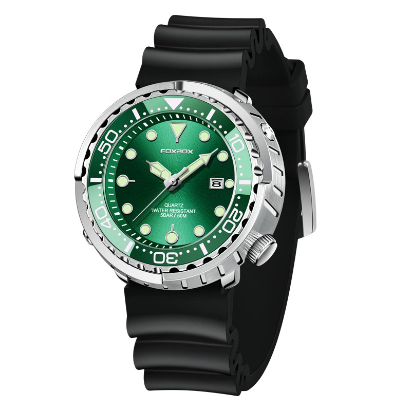 สายซิลิโคนสีเขียว