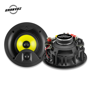 Altavoz de techo negro de 6 pulgadas, 2 vías, pasivo, 8 ohmios, <span class=keywords><strong>tipo</strong></span> HiFi sin marco para techo, <span class=keywords><strong>CA</strong></span>, 1, 2 vías - Product Image 2