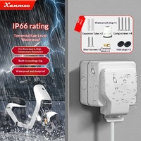 Caja de Protección para Interruptor Eléctrico y Enchufe de Carga para Exteriores, Resistente al Agua con Clasificación IP66 Británica
