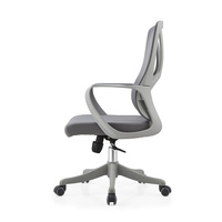 Vente en gros de meubles de bureau modernes d'usine de Foshan personnel à mi-dossier chaise de bureau de direction ergonomique chaise d'ordinateur