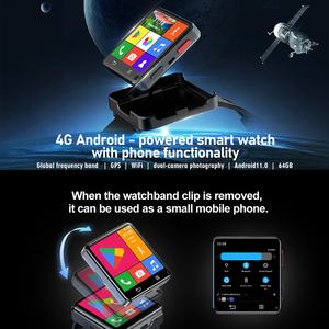 Tùy chỉnh GPS thông minh đồng hồ với thẻ Sim màn hình lớn Android Smartwatch 1200mAh pin 4GB 64GB Dual Camera GPS Wifi BT - Product Image 2
