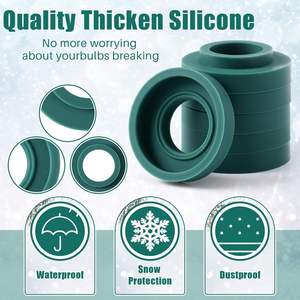 新しい到着<span class=keywords><strong>C</strong></span> 9ソケットシールE 17ベースゴムOリングパック100個保護C9ストリングE17ベース - Product Image 3