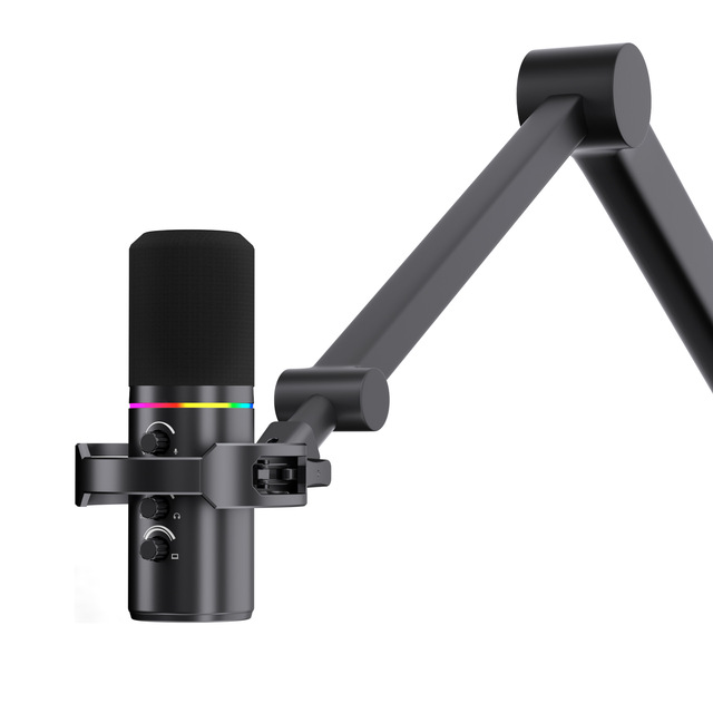 New Dynamic Microphone XLR with 48V Sound Card for Recording Voice Over Singing USB Computer Live Streaming & Gaming