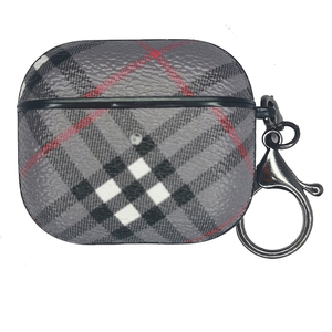 Nouveau étui en <span class=keywords><strong>cuir</strong></span> PU grille design pour <span class=keywords><strong>Airpods</strong></span> 1 <span class=keywords><strong>2</strong></span> 3 <span class=keywords><strong>Pro</strong></span> étui design pour écouteurs - Product Image 3