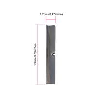 Vente en gros PJ05 100 pièces/sac Dispositifs de centrage de mèches de bougies en métal Argent Acier inoxydable Porte-mèches de bougies pour la fabrication de bougies DIY