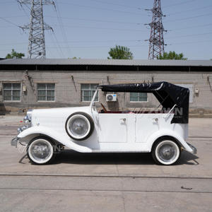 Voiture classique électrique haute configuration 4 roues 6 sièges couleur et taille personnalisées pour les mariages touristiques utilisation en extérieur - Product Image 3