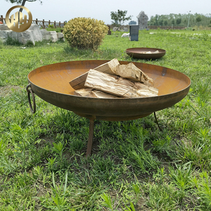Parrilla Eléctrica de Acero Corten con Brasero, Parrilla Rectangular de Carbón para Exteriores, para <span class=keywords><strong>Leña</strong></span> - Product Image 3