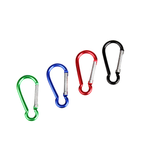Mosquetón de Aluminio en Forma de D, Colorido, Precio de Fábrica, Gancho para Escalar, Llavero, Portátil, para Uso en Exteriores - Product Image 1