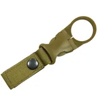 Cinghia di Nylon militare dell'attrezzatura tattica di EDC per gli attrezzi all'aperto gancio della fibbia portabottiglie di acqua Clip da cintura moschettoni da campo