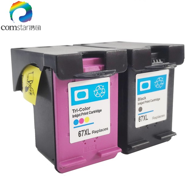 Compatible HP 67 67XL Printer Supplies for HPs Deskjet 2130 1112 2132 Officejet 3830 4650 ENVY 4510 4512 Desktop Printer