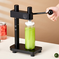 Machine de scellage manuelle personnalisable pour la mise en conserve, idéale pour les boissons commerciales, les salons de thé, les stands de rue, réglable en hauteur