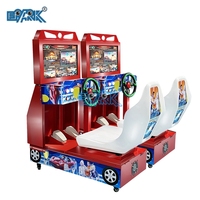 Machine de jeu vidéo d'arcade à monnayeur avec écran LCD 22 pouces, jeu de course automobile pour enfants, modèle Outrun Electronics