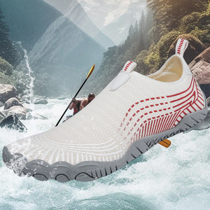 Zapatos de Agua con Malla, Punta Abierta, Secado Rápido, Suela de Goma, Unisex, para Verano, Playa, Senderismo y Trekking - Product Image 1