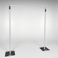 Réglable 1.8-6M décoration de mariage drapé tuyau toile de fond support barre transversale Uprignt