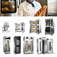Équipement de restaurant, cuisinière à gaz, four à pizza, table de préparation, machine à glaçons, équipement de cuisine commerciale tout-en-un pour restaurant
