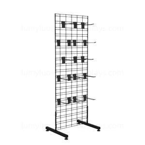 Exhibidor Metálico Portátil con Ganchos para Refrigerios, Joyería, Productos Pequeños, Estante de Piso para Tiendas Minoristas, Mercados y Puestos Ambulantes - Product Image 2