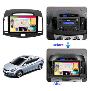 Henmall Car <strong>Audio</strong> Face Plate Fascia Frame for Hyundai Elantra <strong>Avante</strong> 2Din Big Screen Radio Stereo Panel Dash Mount Frame Kit - Product Image 6