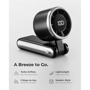 Bearwind Portable <b>Wearable</b> Fan 4000Mh Battery Powered Rechargeable Personal Cooling <b>Device</b> For Outdoor Home Use - Product Image 2