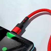 Câble de charge USB Type-C personnalisé pour téléphone portable avec logo, 0,3/0,5/1/1,5/2 mètres