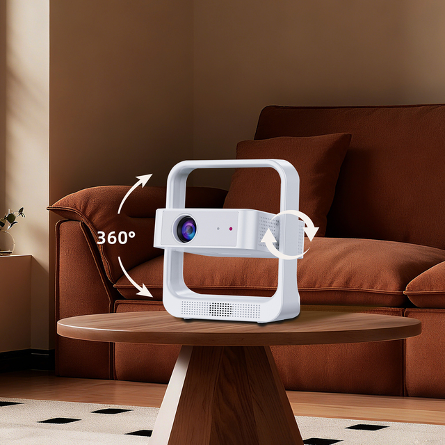 Customize Latest Smart Android 14 WIFI Wireless Mirror Screen Mini Projector 4K Home Cinema Video Outdoor Projectors