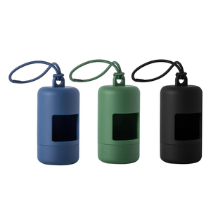 Distributeur de sacs à déjections pour animaux de compagnie réutilisable pour extérieur, modèle 2026, avec 1 rouleau de sacs à déjections pour chiens (15 sacs) - Product Image 1