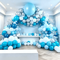 Vente en gros d'arches de ballons pour fêtes d'anniversaire en or vert et blanc par Balloon Factory, y compris des ballons de 5 à 36 pouces.