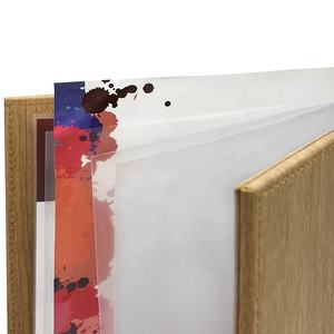 रेस्तरां के लिए ए 4 कस्टम आकार पु चमड़े के मेनू धारक व्यक्तिगत मेनू कवर - Product Image 2