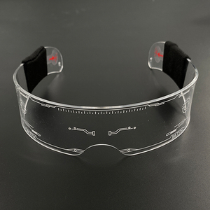 Light up Cyberpunk <span class=keywords><strong>2050</strong></span> Gafas luminosas futuristas - Product Image 6