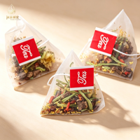 Thé aux chrysanthèmes, baies de goji et graines de cassia, directement de l'usine, sachets de thé triangulaires aux herbes mélangées 5g*50 unités, 250g/sachet, vente en gros