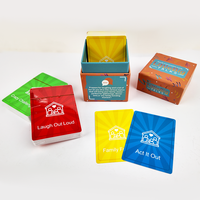 Jeux de cartes personnalisés Thriwa, version anglaise, You Laugh You're Out - Essayez de ne pas rire, jeu de société familial pour adultes et enfants