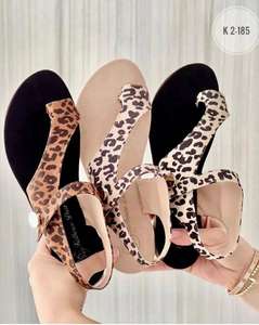 Sandales Plates Légères en PU Style <span class=keywords><strong>Espadrilles</strong></span> Léopard pour Femmes, Idéales pour l'Automne et la Mode Estivale - Product Image 1