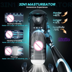 Masturbador Masculino de Alta Tecnología, Juguetes Sexuales para Hombres, Bomba para Pene, Juguete Sexual para Hombres con 9 Modos de Succión y Empuje, Control por Aplicación, Juguetes para Adultos, Estimulador Masculino 3D - Product Image 2