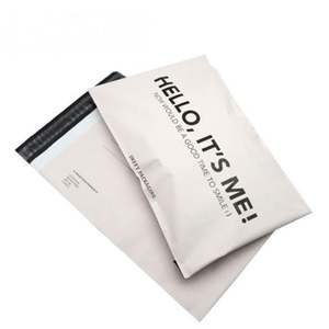 Custom Compostable Biodegradable Matte Black Poly Square Bottom Mailer Bags for Supermarket Clothing Shipping-Recyclable Courier - Product Image 6