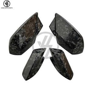 Cubierta de Espejo Lateral de Fibra de Carbono Forjada de Repuesto para Lamborghini Huracán LP580 LP610 2014-2018, Carcasa de Espejo de Fibra de Carbono Forjada - Product Image 6