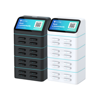Banco de energía compartido de 16 ranuras, 5000mAh, Banco de energía compartido, estación compartida de alquiler, cargador portátil para tiendas, hoteles, hospitales