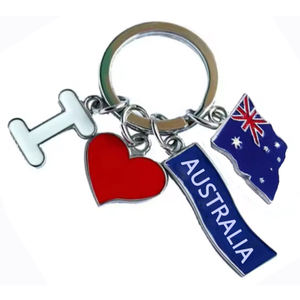 Logo personnalisé Cadeau de <span class=keywords><strong>voyage</strong></span> islandais en métal Porte-clés <span class=keywords><strong>Islande</strong></span> Porte-clés souvenir <span class=keywords><strong>Islande</strong></span> - Product Image 2