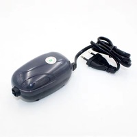 Pompe à air silencieuse pour aquarium, aérateur pour petit aquarium 3W/5W pour eau douce et eau salée, pompe à oxygène à faible bruit