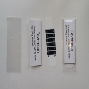 Uốn cong cơ thể vật nuôi tái sử dụng trán đầu quy mô sốt Nhiệt kế đo dải cho hộ gia đình sử dụng - Product Image 4