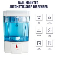 Distributeur automatique de savon à montage mural, distributeur commercial de désinfectant pour les mains, pour le gel liquide de support de salle de bain
