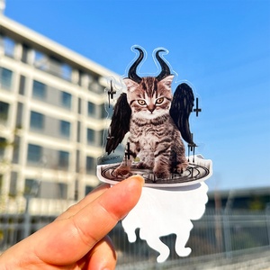 Hot Bán Vòng Trong Suốt Nhãn Dán In Ấn Tùy Chỉnh Không Thấm Nước UV Chống Chết Cắt Rõ Ràng Vinyl Nhựa Cửa Sổ Dán - Product Image 3