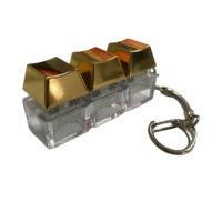Porte-clés personnalisé en forme de touche de clavier, pendentif pour clavier mécanique, breloque mignonne pour sac à dos, cadeau pour gamer