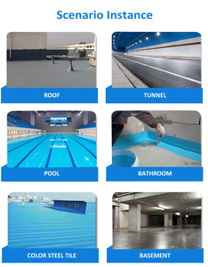 Peinture imperméable en polyuréthane liquide, peintures résistantes à l'eau, revêtement d'étanchéité pour toiture métallique - Product Image 6